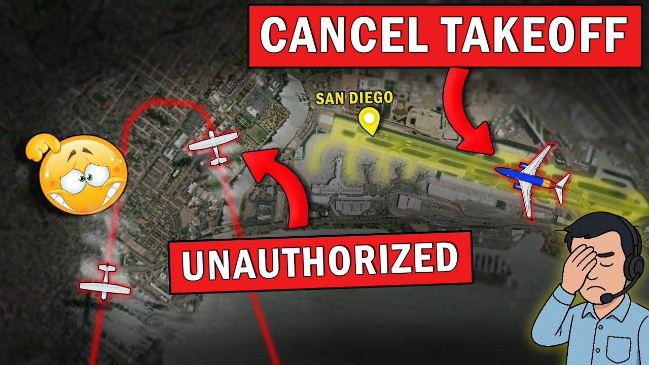 Unauthorized Plane near San Diego Airport | Pilot got Dreaded Number
