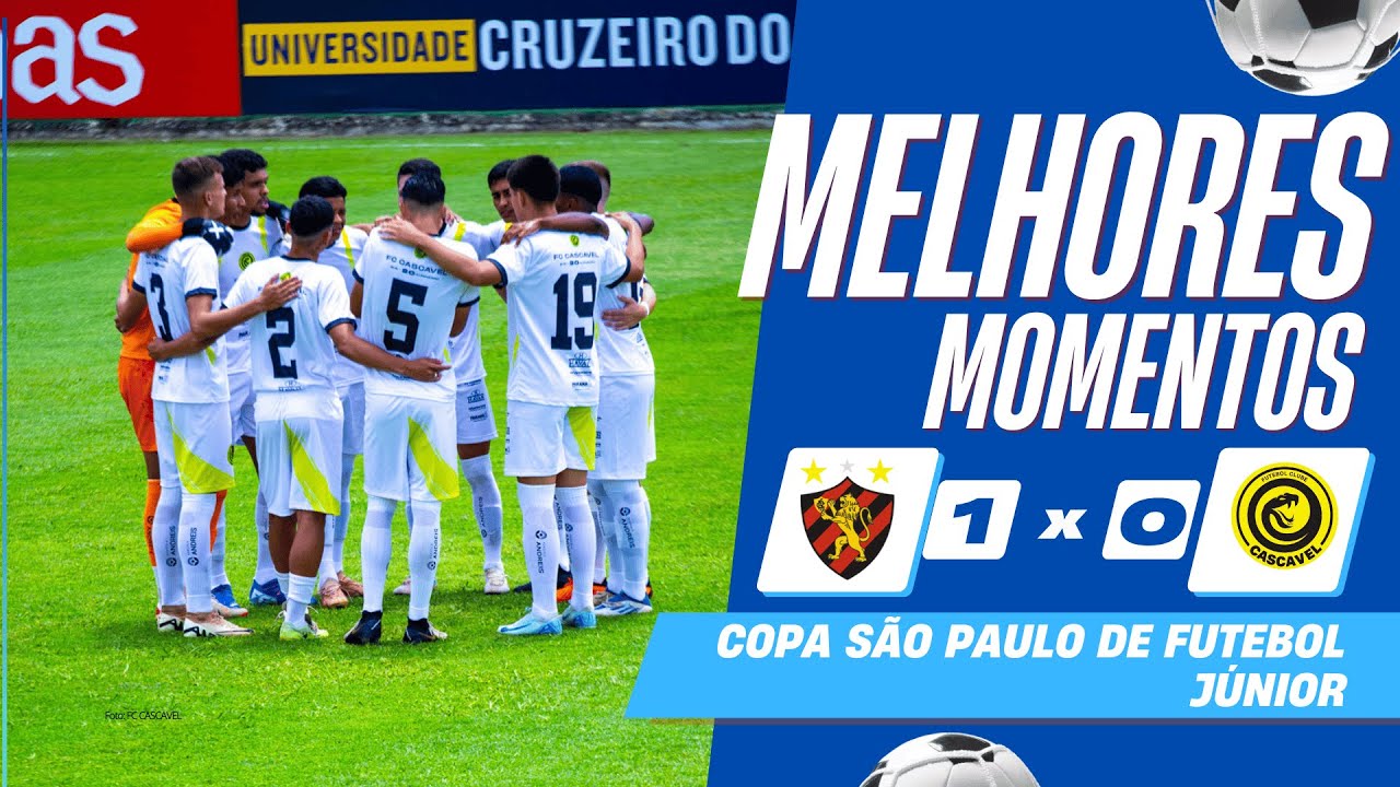 CASCAVEL JOGA BEM, MAS ESTREIA COM DERROTA NA COPINHA