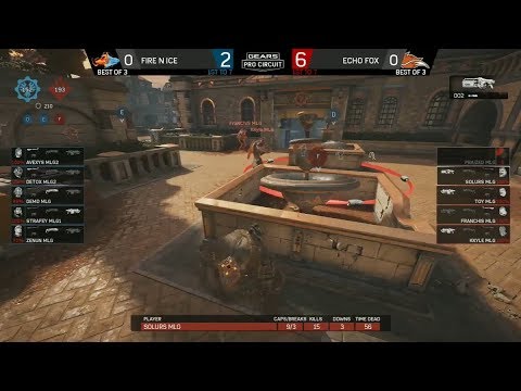 GEARS OF WAR 4 - EchoFox vs FireNIce MLG Dallas 1/4 Finals! 300,000$ Prize Pool.!❉