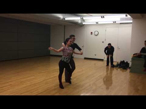 Silver American Cha Cha sequence   Peter and Angelia