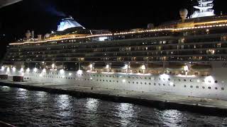 Grand princess leaving Saint Thomas Virgin Islands