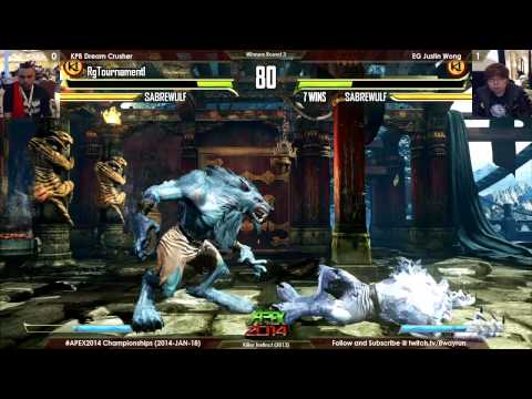 APEX 2014   KI W3   KPB Dream Crusher VS EG Justin Wong