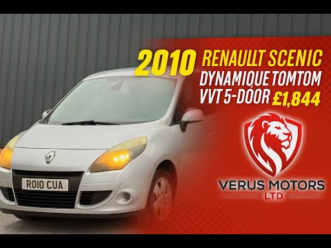 Renault Scenic 2010 (RO10CUA) | Silver | Spacious Family MPV | For Sale UK