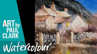 How to Paint a Country Cottage in Watercolour - inspired by John Blockley
