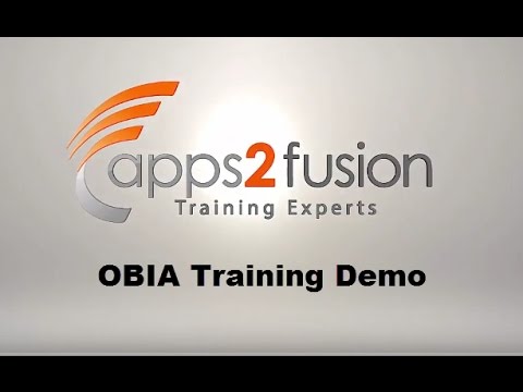 Oracle Business Intelligence Applications (OBIA) Training- Demo
