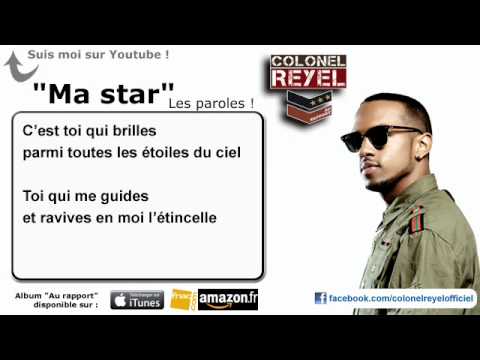 Colonel Reyel - Ma star - Paroles (officiel)