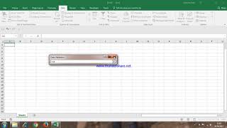 How to set date range in excel sheet
