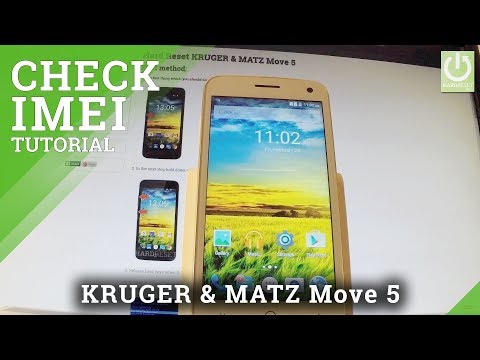 How to Check IMEI Info in KRUGER & MATZ Move 5 - IMEI Number
