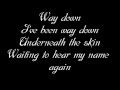 Evanescence - Swimming Home Lyrics 