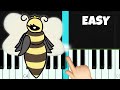 Sweet Little Bumble Bee - EASY piano tutorial