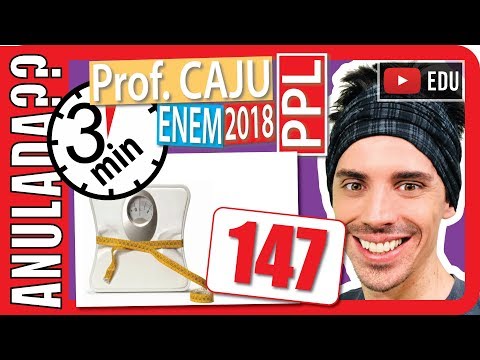 🏃ENEM 2018 PPL 👉 RAPIDINHA Questão 147 - Subtração e Divisão