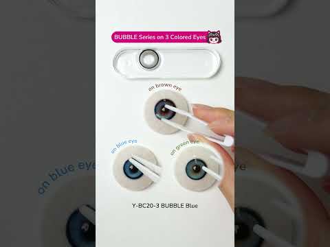 BUBBLE Collection Monthly Colored Contact Lenses video