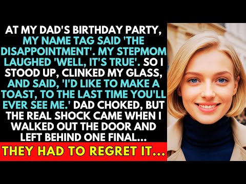 At My Dad’s Birthday Party, My Name Tag Said 'The Disappointment'. THEY HAD TO REGRET IT...