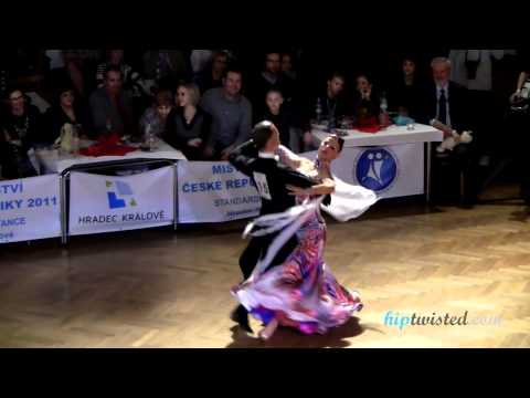 Martin Houska - Andrea Trestikova, Czech standard championship 2011, final round - solo tango