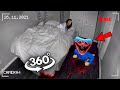VR 360° Huggy Wuggy climbed under the bed and ...😱 / SOS Huggy Wuggy In real life