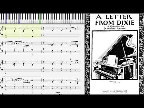 A Letter from Dixie by Willard Robison (1927, Novelty piano)