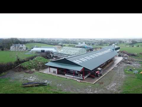 New Robotic Dairy + Dry & YoungStock Housing Drone Video
