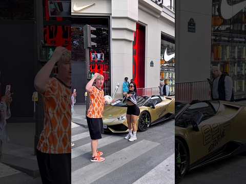 Girls vs Lamborghini 💔🤯#shorts #football #viralvideo