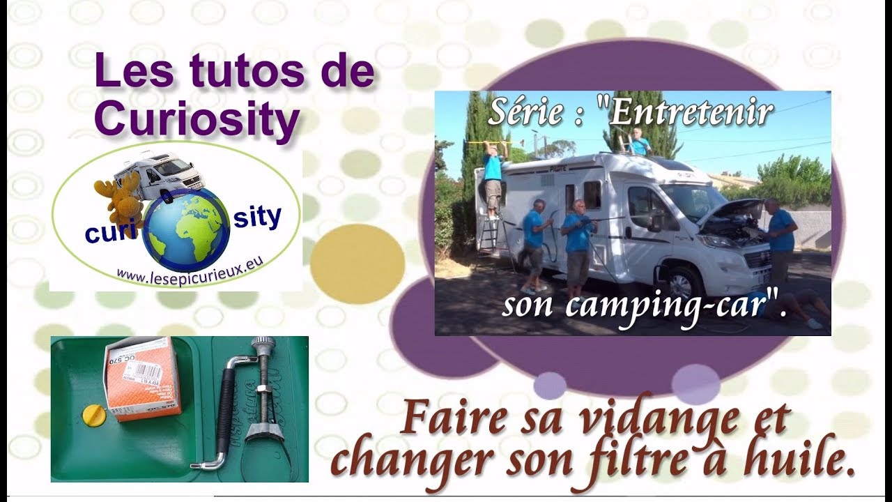 COMMENT ENTRETENIR SON CAMPING-CAR  : la vidange.