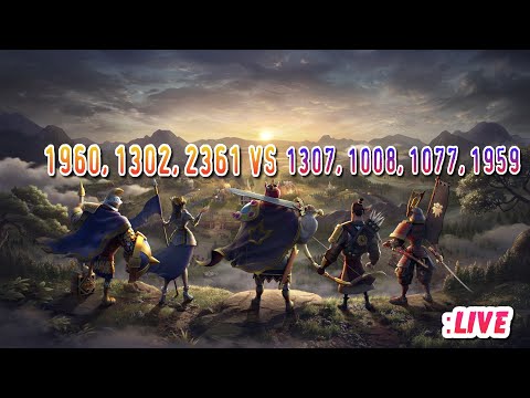 LIVE: 1960, 1302, 2361 VS 1307, 1008, 1959, 1077, 2259, 1607, 2021. Entering KvK Map!