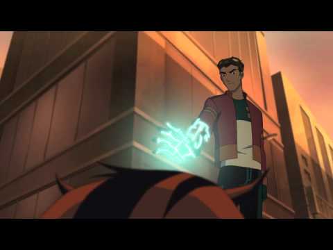 Heroes United Ben 10's Lodestar and Wrath help Generator Rex