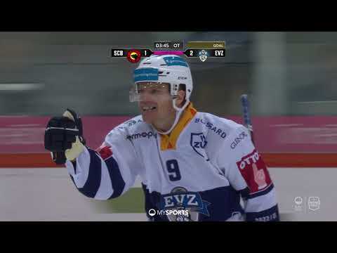 Game Highlights: SC Bern vs EVZ 1:2 n.V.