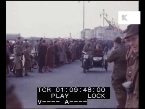 1950s Brighton, Colour, Motorbikes