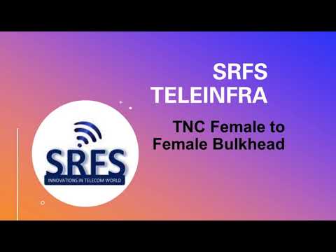 RF Adapter TNC Female to Female Bulkhead