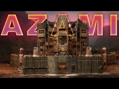 The Azami - Trio Offline Base - Strong BUNKERS & Cool OPENCORE - Simple to Build - RUST Base Designs