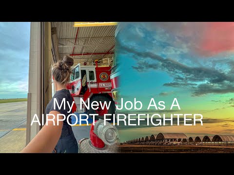 My First Day As An AirPort Firefighter/VLOG/ Room Tour At The Station✨