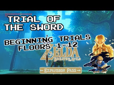 Beginning Trials Floors 1-12 (Trial of the Sword Quest) | Zelda: Breath of the Wild DLC