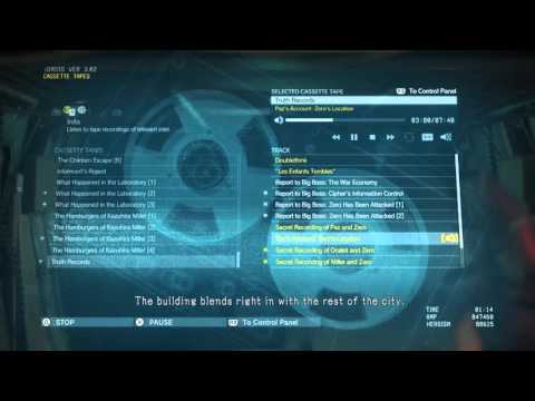METAL GEAR SOLID V PHANTOM PAIN Tapes - Paz being torutured by Skull Face