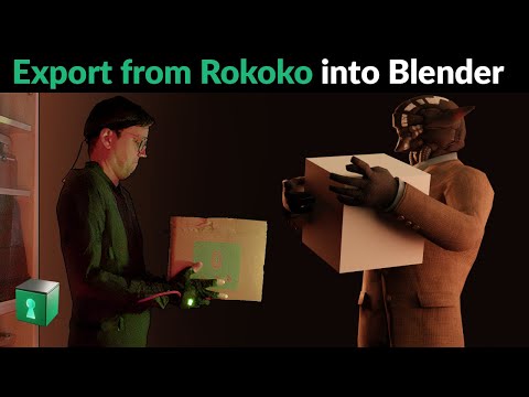 How to Export mocap from Rokoko and import the animation in Blender