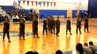 preview picture of video 'RHS MCJROTC JV Drill Team's 1st Place Performance at Union City Drill Competition 2015'