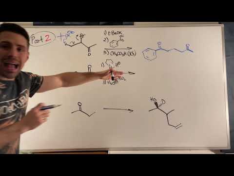 More Challenging Alpha Carbon Rxn and Synthesis Practice (Worksheet Solutions Walkthrough)