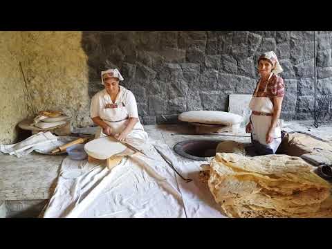 Lavash - Armenian Flat Bread, Traditional Bread Making