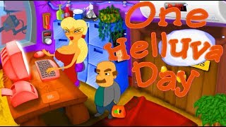 THE LITTLE BIG BOSS | ONE HELLUVA DAY (DEMO) | LET'S PLAY FUNNY INDIE GAMES | FACECAM