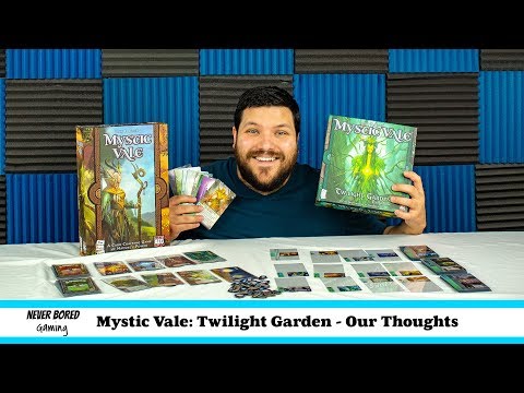 Never Bored Gaming - Our Thoughts (Mystic Vale Twilight Garden)