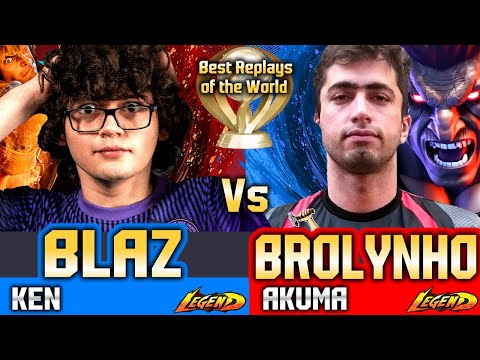 🔥SF6 (BLAZ vs Brolynho)🔥Akuma vs Ken ▰ Street Fighter 6 Gameplay High Level