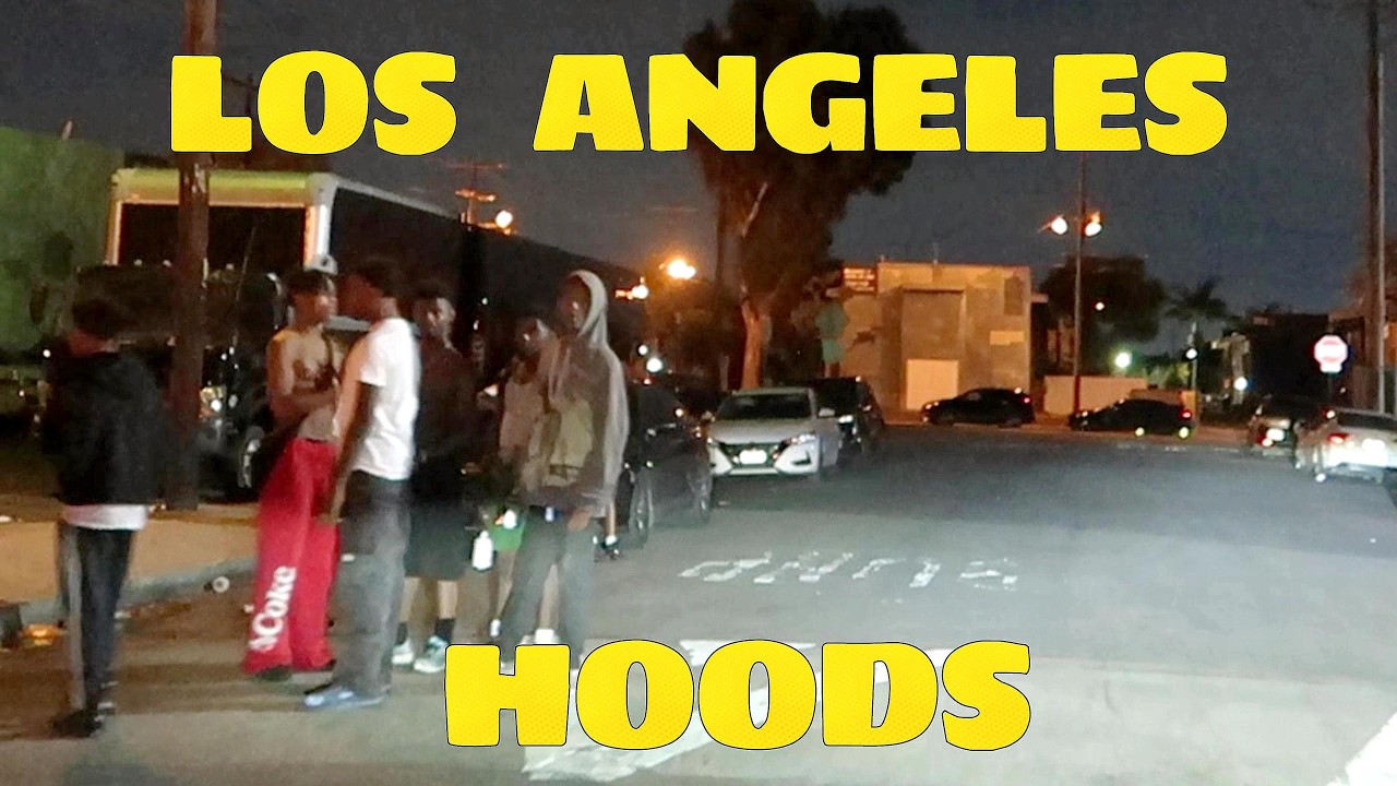 EXPLORING LOS ANGELES DANGER ZONES / NON TOURIST AREAS AT NIGHT