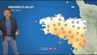 Illustration de l'actualité La météo de votre mercredi 1er juillet 2026