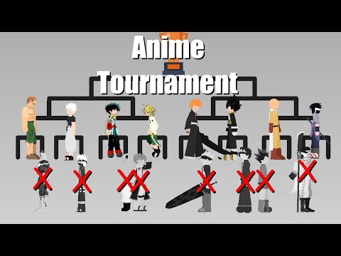 Anime Tournament round 2 Sticknodes Animation Fight