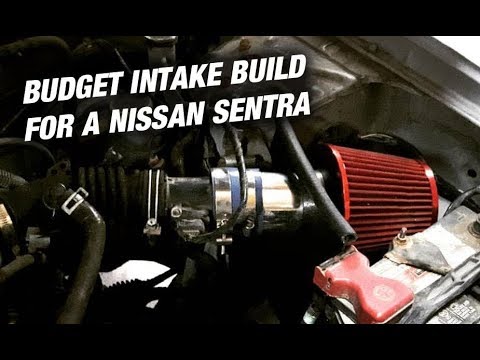 Installing a Budget Intake On The B15 Sentra - Sentra Vlog