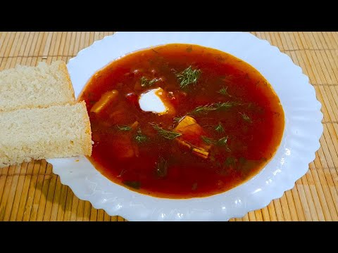 How to make borsch soup like a slav (Borscht recipe)  Russia 2022