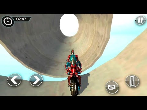 US Police Robot Bike Stunts - Gameplay Android 2019