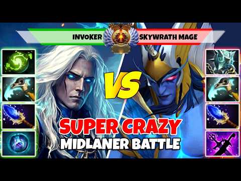 INVOKER (Mid) vs SKYWRATH MAGE (Mid) - Epic Battle Of Immortal Rank Dota 2 Players - Z Dota 2