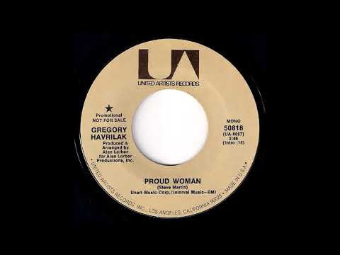 Gregory Havrilak - Proud Woman [United Artists] 1971 Sweet Soul Folk 45