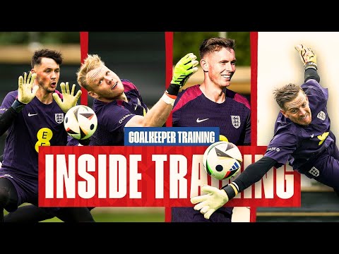 England Goalkeeper Training | Pickford, Ramsdale, Henderson & Trafford