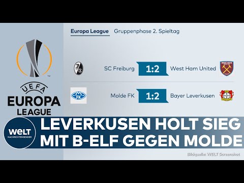 EUROPA LEAGUE: Bundesliga-Spitzenreiter Bayer Leverkusen gewinnt mit B-Elf gegen Molde FK