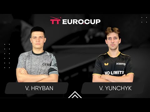 17:00 Vadym Hryban  - Valentyn Yunchyk 04.11.2024TT Euro.Cup Ukraine Elite. TABLE 4